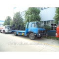 Dongfeng 145 cama plana camiones de remolque, hecho en China cama plana camión